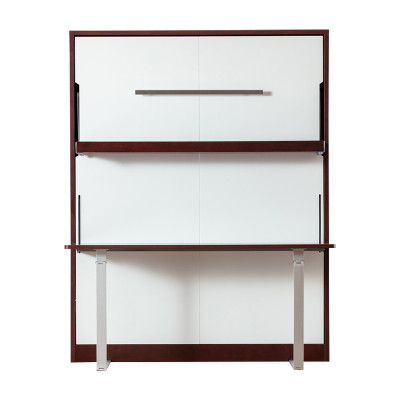 Bureau Plank Bed 2-in-1 Functionele Kastbed Meubels Tafel Wandbed Bedden