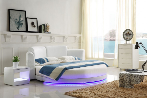 Bed Rond Bedden Dubbel Luxe Slaapkamer Meubels Ronde Hotel Frame