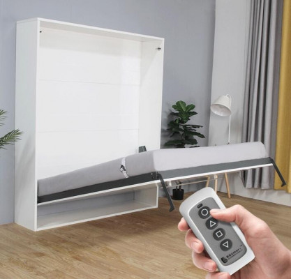 Elektrisch opklapbaar bed wandbed afstandsbediening kasten bedden kast nieuw