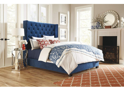 Chesterfield slaapkamer dubbel bed ontwerp lederen luxe bed hotel