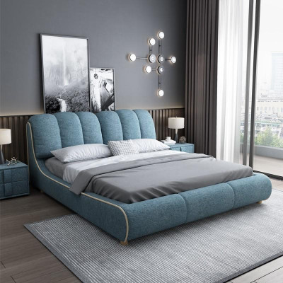 Ontwerp Hout Moderne Bed 180x200 Slaapkamer Huwelijk Luxe Hotel Bedden