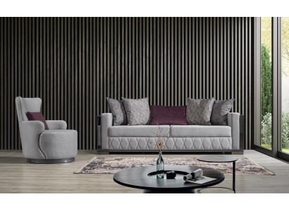 Moderne luxe bankstel bankstel banken fauteuils 3+1 zits stof design