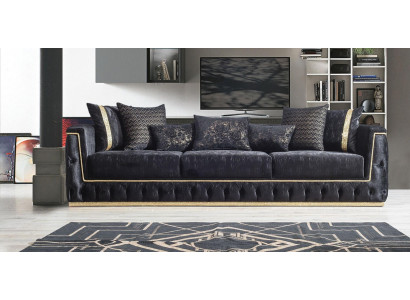 Driepersoons bank 3-zits banken Gestoffeerde banken Chesterfield met textiel