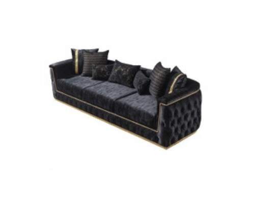 Driepersoons bank 3-zits banken Gestoffeerde banken Chesterfield met textiel