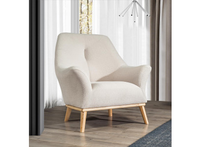 Relax Club fauteuil 1 zits wit Woonkamer Luxe Design Meubels Textiel.
