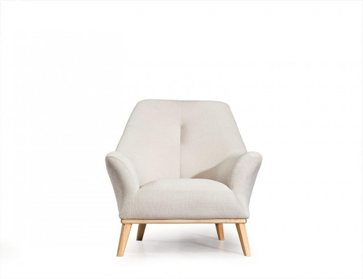Relax Club fauteuil 1 zits wit Woonkamer Luxe Design Meubels Textiel.
