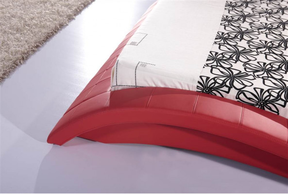 Tweepersoonsbed dubbel bed bedden XXL lederen frame Nieuw tweepersoonsbed ontwerper gestoffeerd.