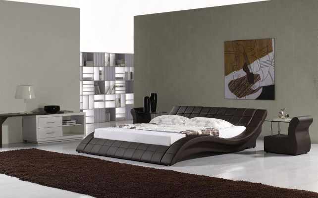 Bedden Tweepersoons Huwelijk Slaapkamer Luxe Design Bed 180x200 Leer Hotel