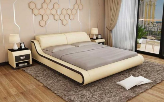 Slaapkamerdesign 180x200 Nieuwe Meubels Luxe Modern Bedden Bekleding