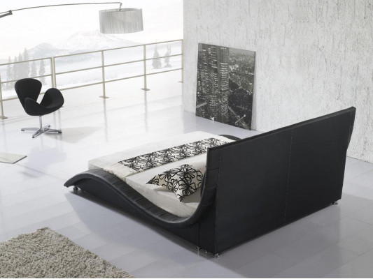 Bedden Dubbel Modern Huwelijk 180x200 Moderne Nieuw Design Leder Bed
