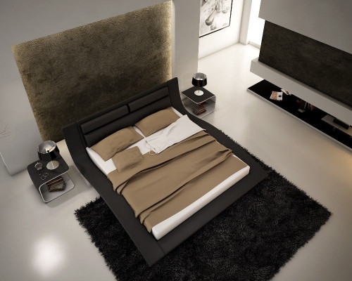 Ontwerp Gestoffeerd Hotelbed 180x200cm Bruiloft Hout Slaapkamermeubels