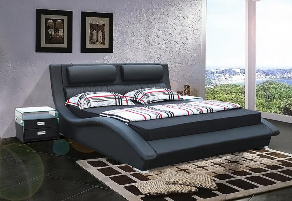 Ontwerp Gestoffeerd Hotelbed 180x200cm Bruiloft Hout Slaapkamermeubels