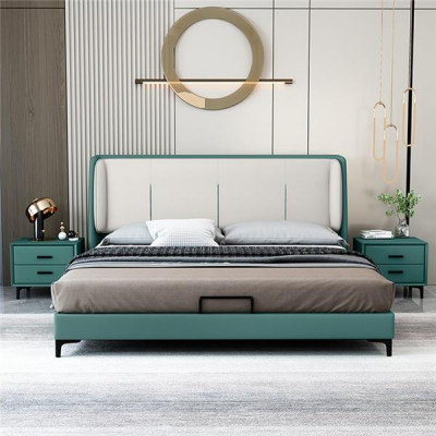 Bedtextiel Hotel Luxe Bekledingsstof Zitstof Italië Designer Bed Slaapkamer