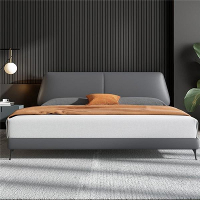 Ontwerp Luxe Dubbele Hotel Bedden Huwelijk Lederen Luxe Slaapkamer Bed