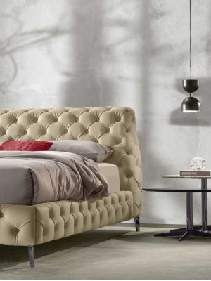 Chesterfield Bed Luxe Bedden Houten Bedframe Meubelontwerp Modern Bedframes