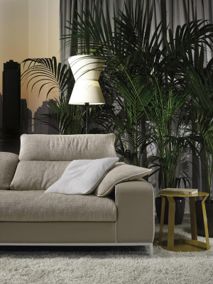 Ontwerp hoekbank L-vorm Moderne banken Textiel Bank Woonkamer Moderne bank Nieuw