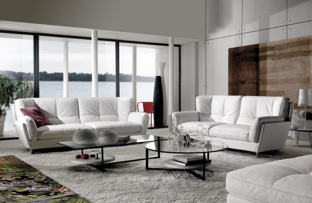 Edel woonkamer zitmeubilair Designer 3+2 gestoffeerde bankstellen Luxe bankstel