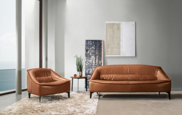 Luxe set van 2 delen bankstel 3+1 zits modern bank en fauteuil