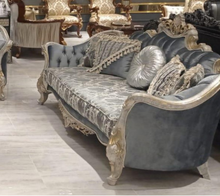 Bankstel 3+1+1 zits luxe bank fauteuil stof set woonkamer