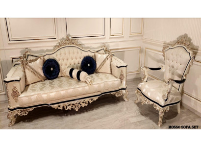 Luxe bankstel 3+1 zits bankstel Bank Sofa Banken Fauteuil Stof Woonkamer Nieuw