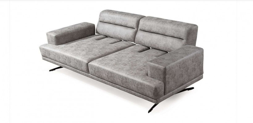 Sofa set 3+3 seater set Bank Banken Leer Bekleding Ontwerp Zitmodern