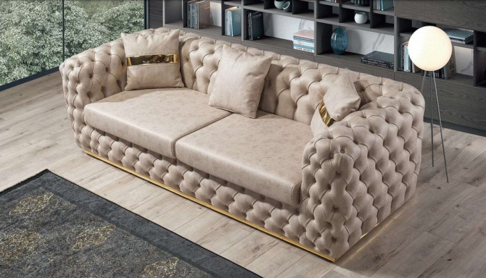 Luxe Chesterfield bankstel 3+1+1 zitsbank set bank fauteuil banken leder