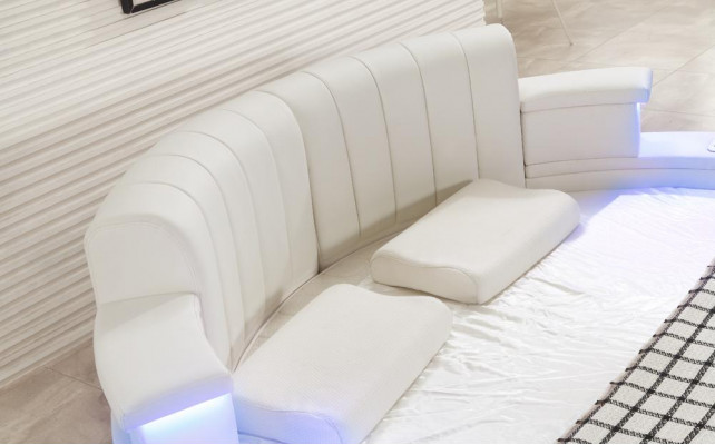 Rond Bed Meubels Moderne Luxe Bedden Bedframe 200x200 Rond