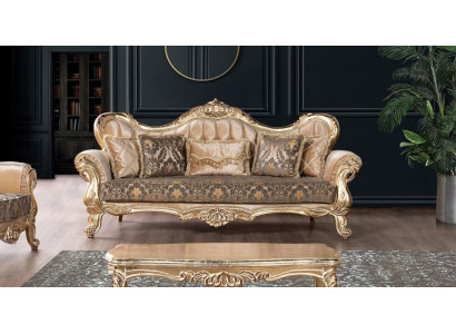 Bankstel 3-zitsbanken Zit Klassieke bank Luxe Textiel Woonkamer Driezitter Nieuw