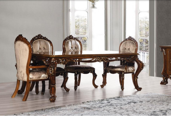 Tafel Eettafel Eetkamer Houten Tafels Barok Eettafel Luxe Meubels Nieuw