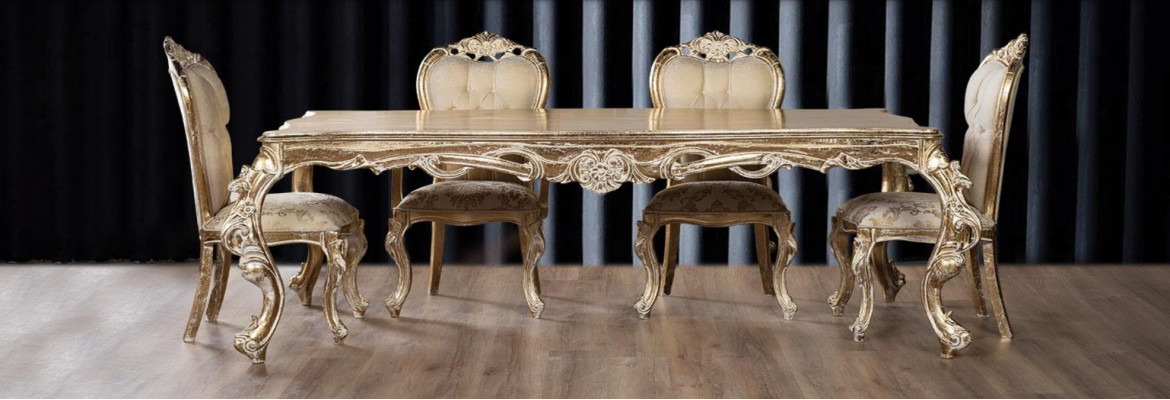 Eetkamerstoel Stoel Hout Luxe Eetkamer Eet Stijl Barok Rococo Stoelen Meubels