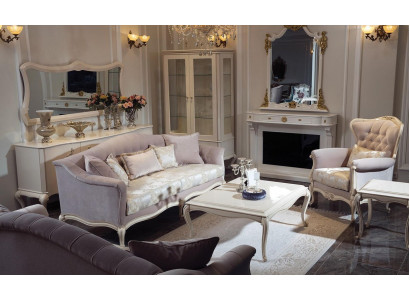 Zithoek bankstellen fauteuils 3+1-zitsbank salontafel bijzettafel set 3-delig