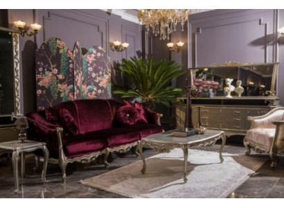 Luxe bankstel bank bijzettafel salontafel fauteuil set 5-delig. Nieuw