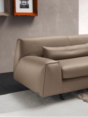 Bank 3 zitplaatsen Grijs Woonkamer Prianera Bekleding Italiaanse meubels Textiel