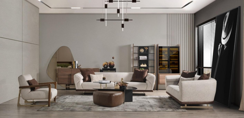 Bankstel 431 Zits Woonkamerset Modern Set Nieuwe Luxe Meubels