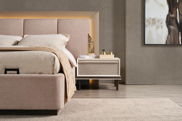 Slaapkamer set bed 2x nachtkastjes kaptafel luxe nieuw 6-delig design