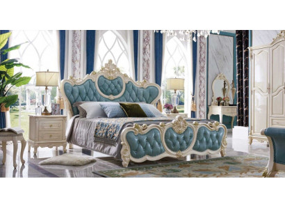 Klassieke slaapkamer set Hotelbed Barok meubels Bedden Nachtkastje 3 delig