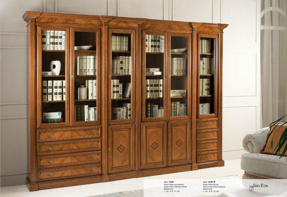 Boekenplank bruine vitrinekast boekenkast vitrine boekenkast planken Nieuw