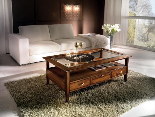Tafel Bijzettafel Tafels Bank Modern 130cm Ontwerp Vierkant Salontafel Houten Tafel Nieuw