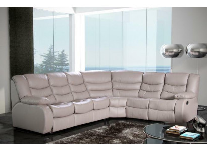 Hoekbank woonlandschap gestoffeerde hoekbank bankstel zithoek modern leer