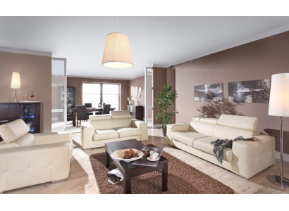 Moderne bankstel woonkamer complete set 3+2+1 bank zitje.