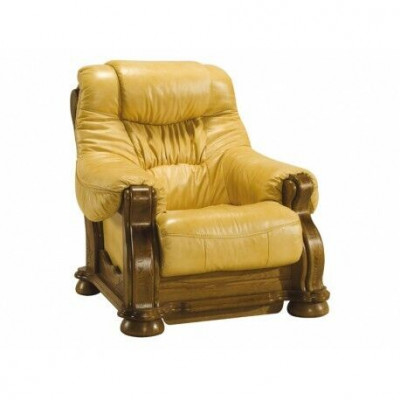 Landhuis leren bankstel, gestoffeerde set houten frame 3+1+1 bankstel bank