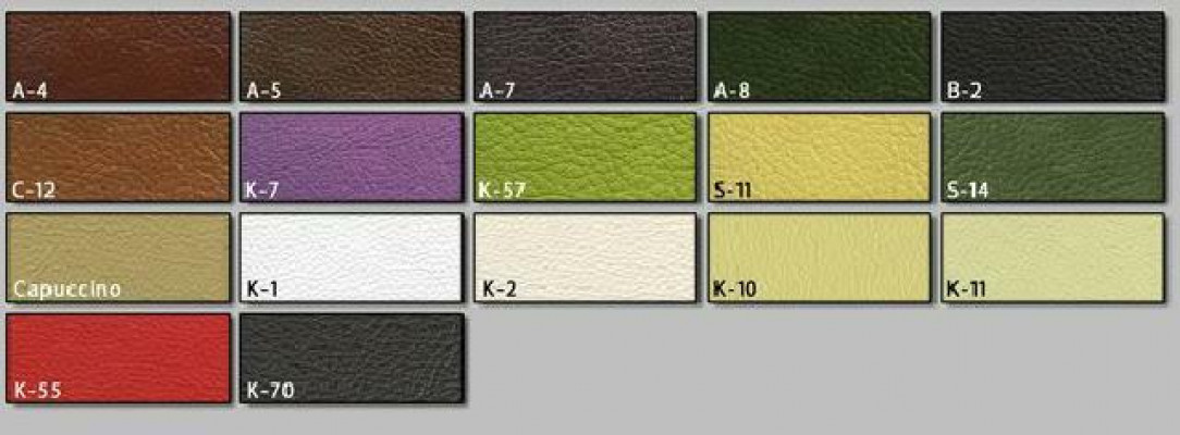 Echtleren bankstel 3+2 zits Modern bankstel ontwerp Bekleding Set