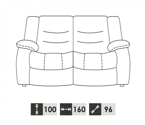 Verstelbare bankstel Elektrische leren voetsteunen Bank Sofa Cinema