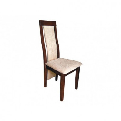 Stel 8x massief houten eetkamerstoelen leer gestoffeerde stoelen gastro eetkamer