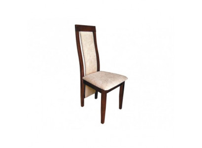 Stel 8x massief houten eetkamerstoelen leer gestoffeerde stoelen gastro eetkamer