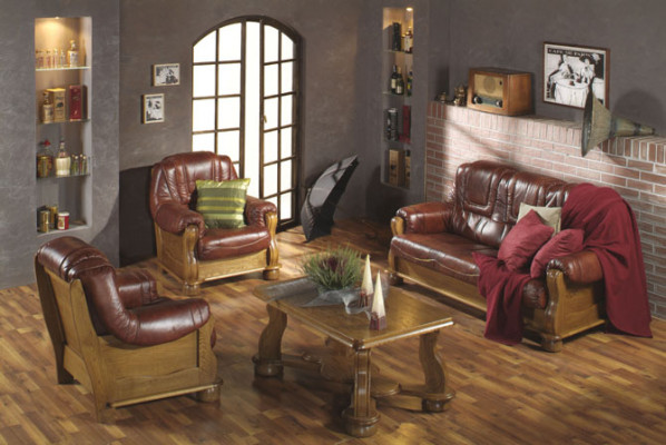 Sofa set 3+1+1 zits klassieke gestoffeerde woonlandschap banken banken nieuw