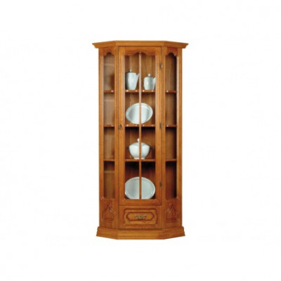 Klassieke kast dressoir vitrine ladenkast vitrinekast