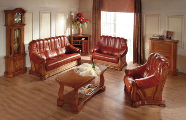 Sofa set 3+1 zits klassieke bank woonlandschap gestoffeerde banken