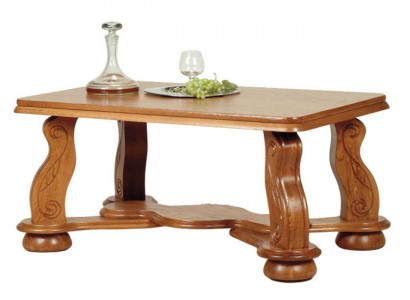 Echt houten tafel Klassieke salontafel Bank bijzettafels Hout handgemaakt