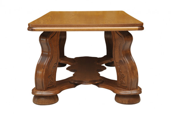 Echt houten tafel Klassieke salontafel Bank bijzettafels Hout handgemaakt